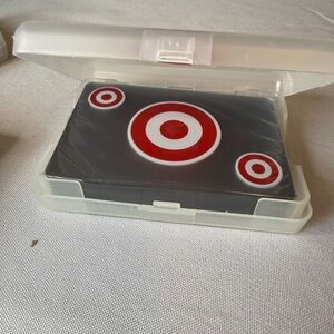 Clear/Transparent Bullseye (Target) Playing Cards In Case - Sealed